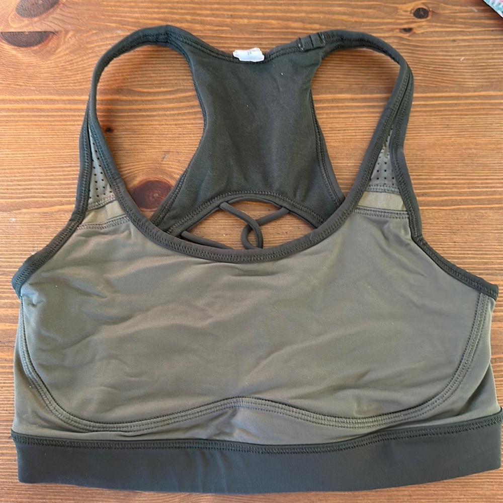 Lululemon Forest Green Sports Bra